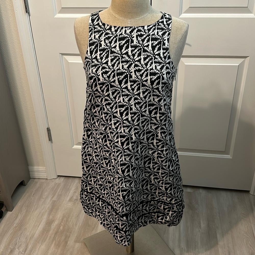 VINEYARD VINES PALM CISCO SWING SLEEVELESS MINI DRESS GUC SZ 2 CAREER CRUISE - Picture 4 of 11